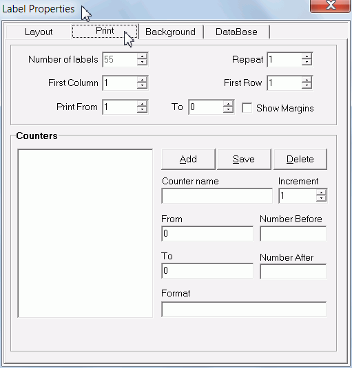 Rendering and Printing Labels