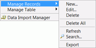 How to export table records to excel, access, CVS, html, word, rtf