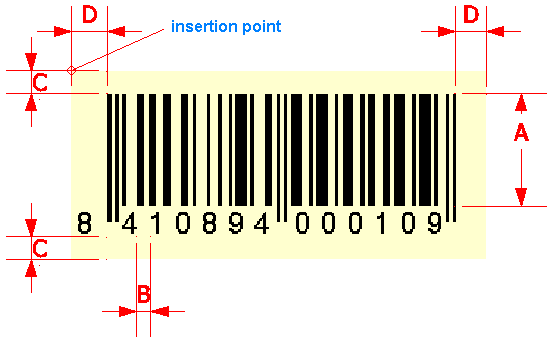 Barcode dimensions