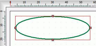 Label design object: Ellipse