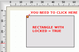 Selecting a locked object